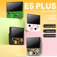 GAMEMT E5 PLUS Game Console With 2+16G RAM WiFi HD 5-Inch IPS Screen Android Linux Dual System Games
