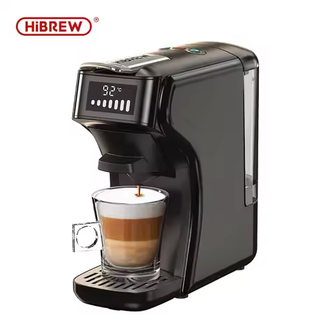 HiBREW 6in1 Capsule Coffee Machine Hot/Cold Multiple Espresso Cafetera Cappuccino Coffee Maker Dolce