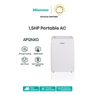 [FREE DELIVERY] Hisense (1.5HP) Non-Inverter Portable Air Conditioner AP12NXG - WITH REMOTE