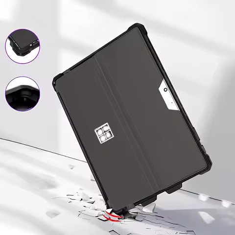 Protective Rugged Cover Case for Microsoft Surface Pro 6/Pro 5/Pro 4 Hard Case for Microsoft Surface
