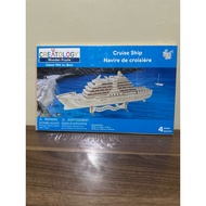 Creatology Wooden Puzzle Cruise Ship 3D Model Kit (4 Sheets)