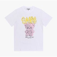 GANNI T4289 151 Teddy t-shirt (white/pink)