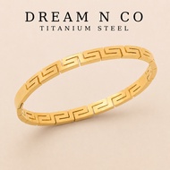 GT188 Titanium Steel Gelang Tangan Perempuan | Bracelet Women Minimalist | Bangle Titanium Original 