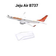 16cm Korean JEJUAIR Airlines Boeing 737 Airplane Model