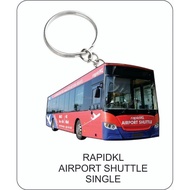 airport shuttle bus klia transit  Malaysia airport shuttle 2d keychain