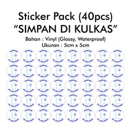 Waterproof Sticker KEEP REFRIGERATED Sticker Pack KEEP FROZEN Glossy Vinyl STORAGE IN FREEZER Office