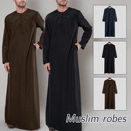 Lelaki Dubai Islam Arab jubah jubah Dishdasha Muslim Abaya Kaftan pakaian Jubba Thobe Arab Saudi Mus