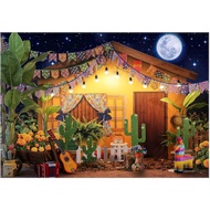 7x5ft Fiesta Theme Photography Backdrop Mexico Fiesta Backdrops for Kids Birthday Baby Shower Party 