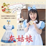 Alice's Adventures in Wonderland, Alice in Wonderland cosplay costumes Princess Dress Cute Children'