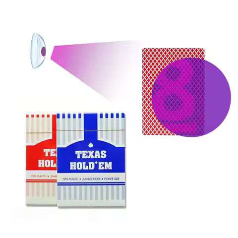 Texas Holdem Anti Cheating Cards For Infrared Poker Lens Invisible Ink Marked Cards Board Game