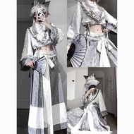 New Style Chinese Lolita Outfit - Asian Culture Inspired Cyberpunk Full Set
