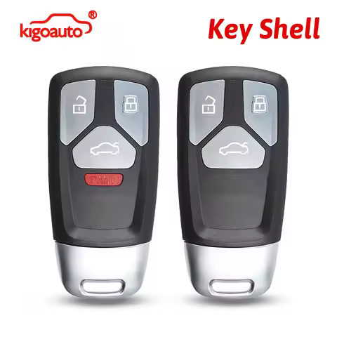 kigoauto Remote Key Case Shell 3 Button 4M0-959-754 for Audi A3 TT R8 A4 A5 Q5 Q7 S5 SQ5 2016-2018