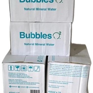 BUBBLES O2 OXYGENATED WATER 425ML X 24PCS - 1 KOTAK ( Air Mineral SemulaJadi Beroksigen)