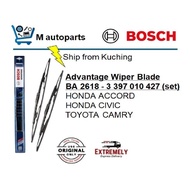 [EM] Accord Wiper Civic Wiper Camry WIPER Bosch Advantage BA 26/18'' (set) Bosch Wiper
