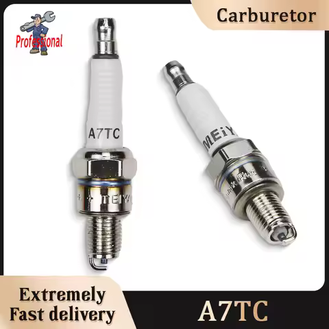 A7TC Motorcycle Scooter Spark Plug for GY6 50cc 70cc 90cc 110cc 125cc 150cc A7RTC Honda Yamaha Suzuk