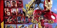 全新啡盒已開 Hot Toys MMS462-D22 Iron Man Mark IV Suit Up Gantry hottoys