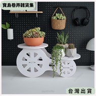 Taiwan Shipping+Invoice Doll Display Stand Thickened Ladder Toy Triangular Arc Shelf Succulent Stora