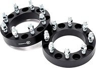 VLAOSCHI Black Forged 8x180 to 8x6.5 Wheel Adapters 1.5 Inch with 14x1.5 Studs Compatible with Chevy