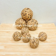 (Rattanvintage) 🔥 Bola Sepak Takraw Rotan | Sepak takraw rattan | Bola Takraw Rotan Asli | Bola Takr
