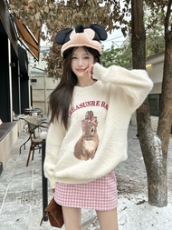 เสื้อกันหนาวไหมพรมหญิง เสื้อคลุม Sweater งานพรีเมี่ยม พร้อมส่งจากไทย เสื้อคาร์ดิแกน เสื้อคลุมแขนยาวผ