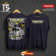 Kaos truk black team Kaos Bahan Cattun Kaos Pria Wanita TEBUNSUSTORE