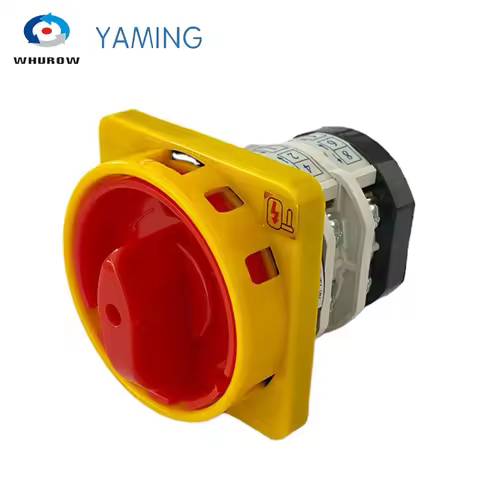 Electrical Changeover Cam Switch YMZ12-32/2GS With Padlock Plate On-off 2 Position 2 Poles 32A 690V 