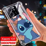 Xiaomi POCO C65 C40 poco X5 Pro 5G Cute Monster Stitch Case Air Cushion Shockproof Casing Silicone Clear Protective Cover