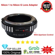 Rajawali Adapter Nikon G Lens to Nikon 1 Body for Nikon J1/J3/J5/V1/V3