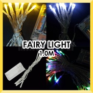 LED 1.5M Fairy Light Lampu Hiasan Hari Raya Christmas Party Colorful Twinkle Garden Holiday New Year Wedding Deco