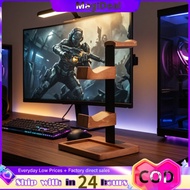 magideal Premium Headset Stand with Controller Holder Desktop Controller Stand with Headset Rest Wid