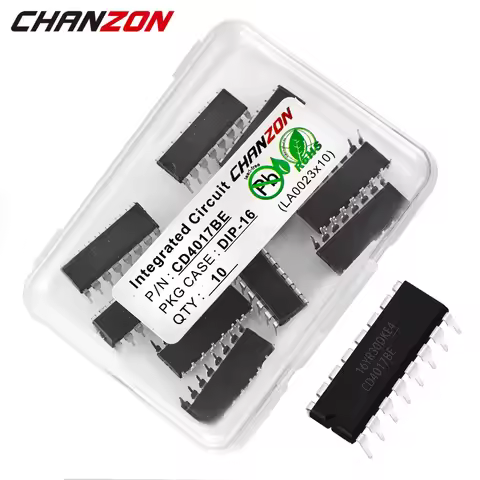 10PCS/LOT CD4017 CD4017B CD4017BE 4017 DECADE COUNTER DIVIDER IC Integrated Circuit Semiconductor Ne