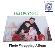 GAZTANO Professional 18x12 (20 Pages) Personalised Layflat Photo Wrapping Album | 18x12 PCYM#01