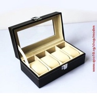 4 Grid Slots Wrist Watches Gift Case Jewelry Storage Holder Display Boxes / Watch Display Case / Wat