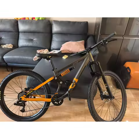 JAVA ANDA Mountain Bike Soft Tail Rear Suspension Off Road Hydraulic Brake Junior Beginner
