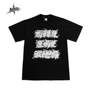 ADHOC / T-SS19 / KILL THE RICH เสื้อยืด คอกลม สีดำ ผ้าฝ้าย100%  สกรีนลาย Calligraffiti แอดฮอค