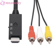 MXMUSTY HDMI To AV Cable, AV To HDMI HDMI To AV AV To HDMI Cable, Audio and Video Cable 1m(39.37in) 