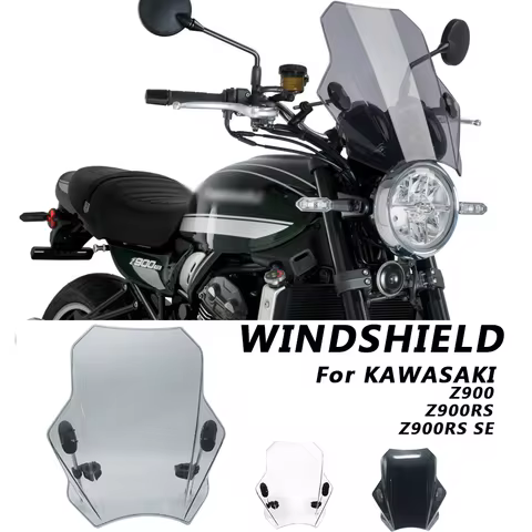For KAWASAKI Z900RS Z900 RS Z900RS SE Z900 Motorcycle Windscreen Windshield Covers Screen Smoke Lens