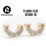 RhinoRC Brass Tungsten Steel CounterWeight For RHINO Capra Axle 11.85oz / 336g
