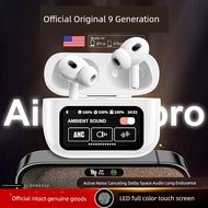 earpod earphone bluetooth Huaqiang Bei Bluetooth Headset Pro with Screen 2024 New Official Wireless 