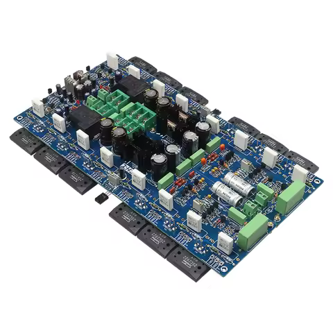 New Class A amplifier board 500W+500W Sanken tube A1216/C2922 ON MJL4302/4281 is better than Accupha