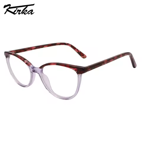 Kirka Women's Cat Eye Reading Glasses Myopia Acetate Laminating Frames WD3154