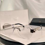 CEL #Frameless Sunglasses Women High-grade Metal Retro Glasses Sunglasses Men Metal Sunglasses CL402