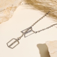 EtherealK - BTS Army Purple Universe Necklace | BTS Army KPop White Gold Plated Stainless Steel Chai