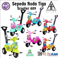 GOJEK/GRAB MAINAN ANAK SEPEDA DORONG - SCOOTER 609 - ELSAND STORE