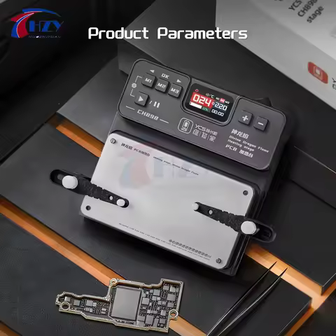 YCS CH898 Portable Preheating Platform Adjustable Constant Heating 40-260°C for Mobile Phones PCB Ch