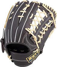 Zett BRG362650 Soft Baseball Gloves, Neo-Status, All-around, Right Throwing, Brown x Pastel Brown, S