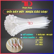 Plastic drawstrings in sizes 10cm, 15cm, 20cm, 25cm plastic drawstrings, white plastic ties from 1 t