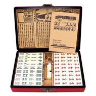 【Worth-Buy】 Mah-Jong Chinese Numbered Mahjong Set 144 Tiles Mah-Jong Set Portable Chinese Toy With B