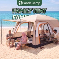 Khemah Unta Besar Camping Big Camel Tent Waterproof Family Kemah Foldable Outdoor Hiking Picnic