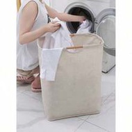 1pc Foldable Handheld Fabric Laundry Hamper For Bedroom And Bathroom-Lightweight Portable Clothes St